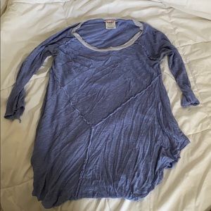 Free people sky blue top